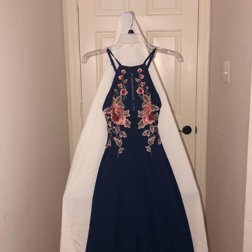 Blue maxi dress